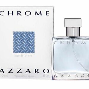 Azzaro Chrome Eau de Toilette for Men - Silver. 1.6 FL OZ